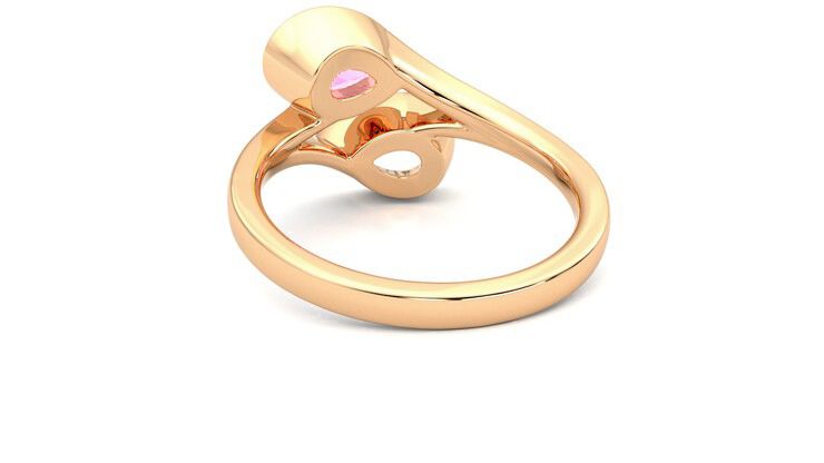 Taylor & Hart Peratrice Pear Engagement Ring 360 degree image 16