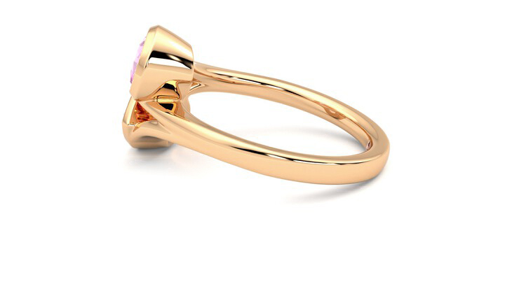 Taylor & Hart Peratrice Pear Engagement Ring 360 degree image 20
