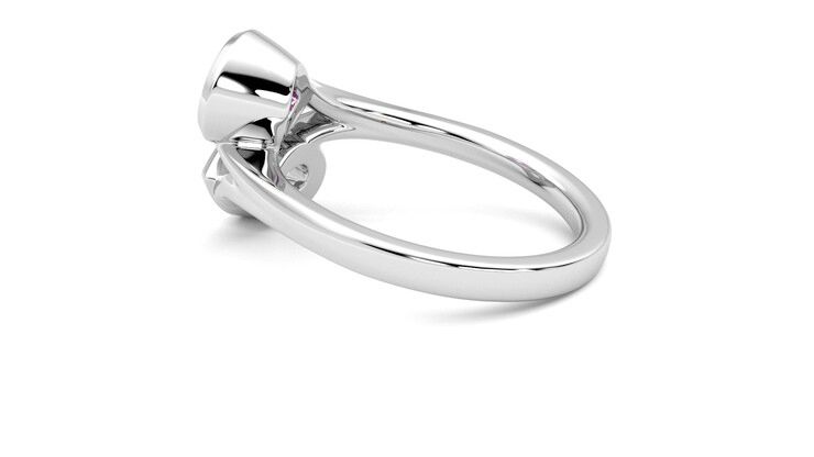 Taylor & Hart Peratrice Pear Engagement Ring 360 degree image 19
