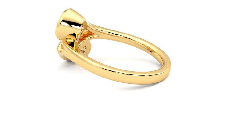 Taylor & Hart Peratrice Pear Engagement Ring 360 degree image 19