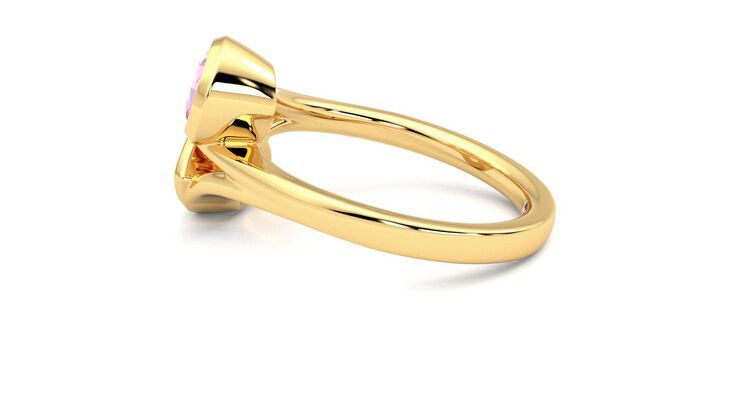 Taylor & Hart Peratrice Pear Engagement Ring 360 degree image 20