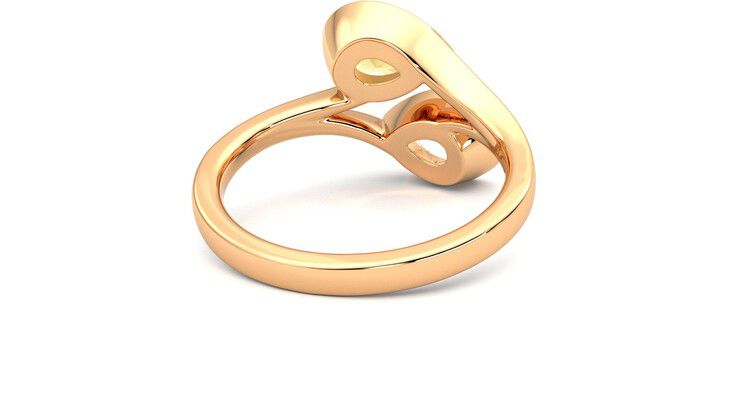 Taylor & Hart Peratrice Pear Engagement Ring 360 degree image 14