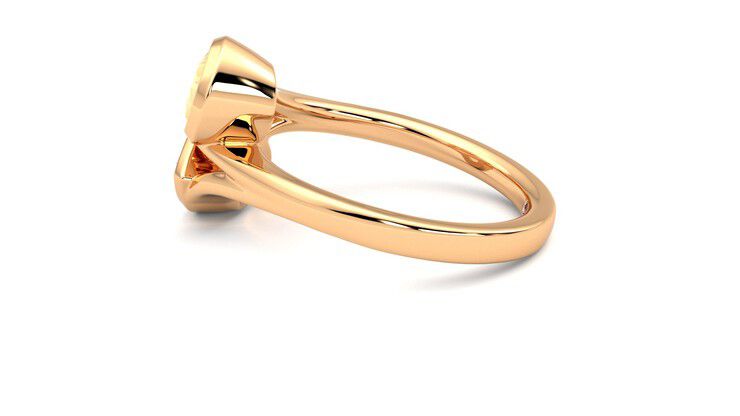 Taylor & Hart Peratrice Pear Engagement Ring 360 degree image 20