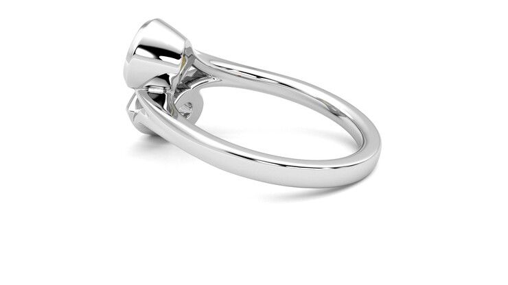 Taylor & Hart Peratrice Pear Engagement Ring 360 degree image 19