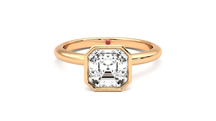 Taylor & Hart Purity Asscher Engagement Ring 360 detail 01