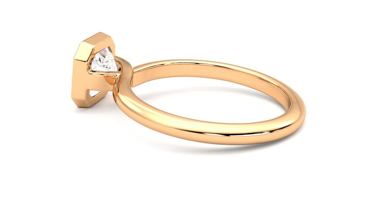 Taylor & Hart Purity Asscher Engagement Ring 360 degree image 19