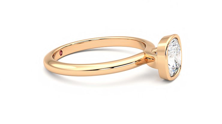 Taylor & Hart Purity Cushion Engagement Ring 360 degree image 8
