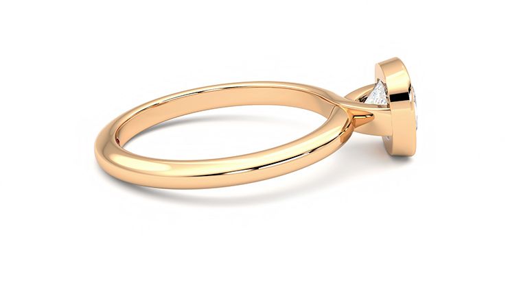 Taylor & Hart Purity Cushion Engagement Ring 360 degree image 10