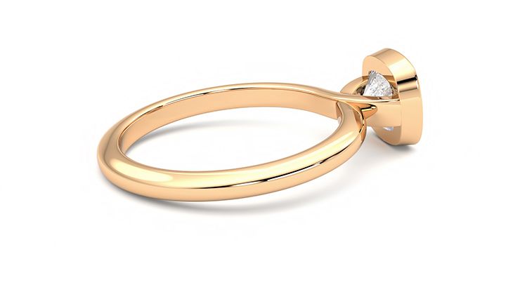 Taylor & Hart Purity Cushion Engagement Ring 360 degree image 11