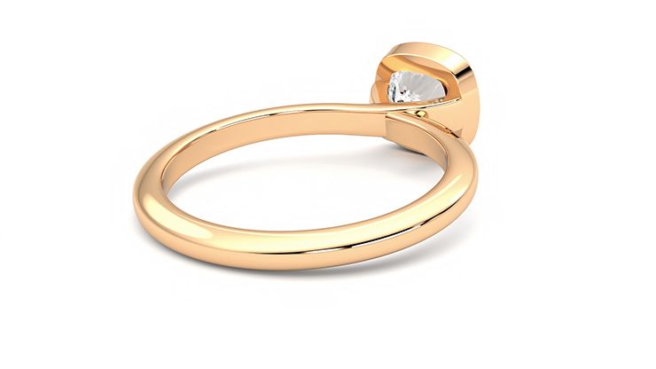 Taylor & Hart Purity Cushion Engagement Ring 360 degree image 13