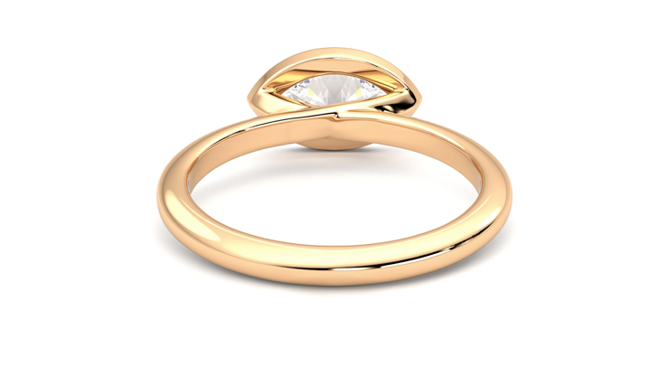 Taylor & Hart Purity Marquise Engagement Ring 360 degree image 15