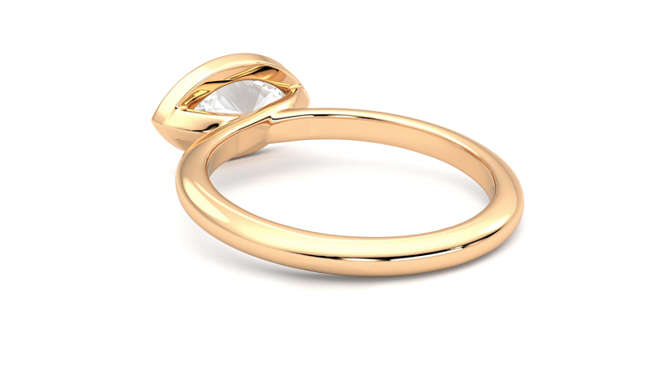 Taylor & Hart Purity Marquise Engagement Ring 360 degree image 17