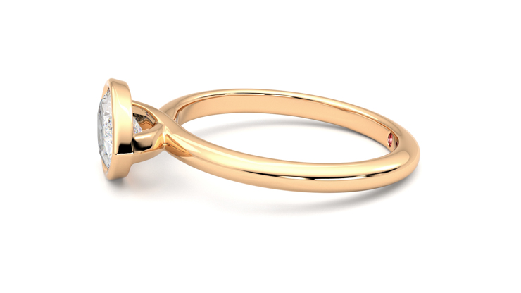 Taylor & Hart Purity Marquise Engagement Ring 360 degree image 21