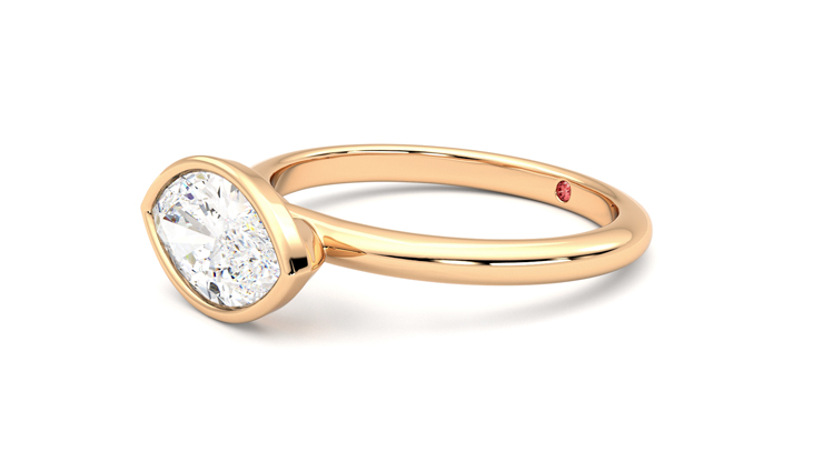 Taylor & Hart Purity Marquise Engagement Ring 360 degree image 23