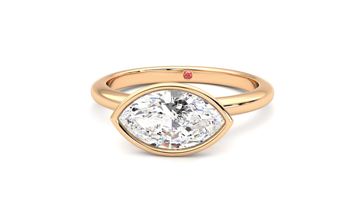 Taylor & Hart Purity Marquise Engagement Ring 360 degree image 28