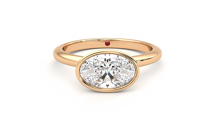 Taylor & Hart Purity Oval Engagement Ring 360 detail 01