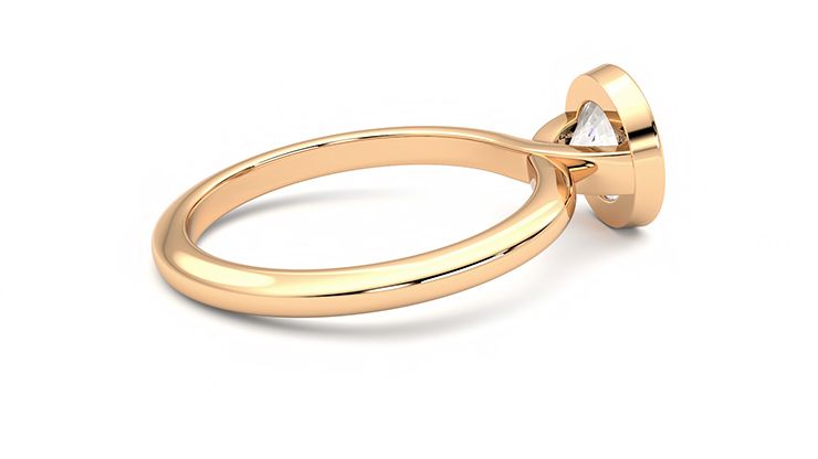 Taylor & Hart Purity Round Engagement Ring 360 degree image 11