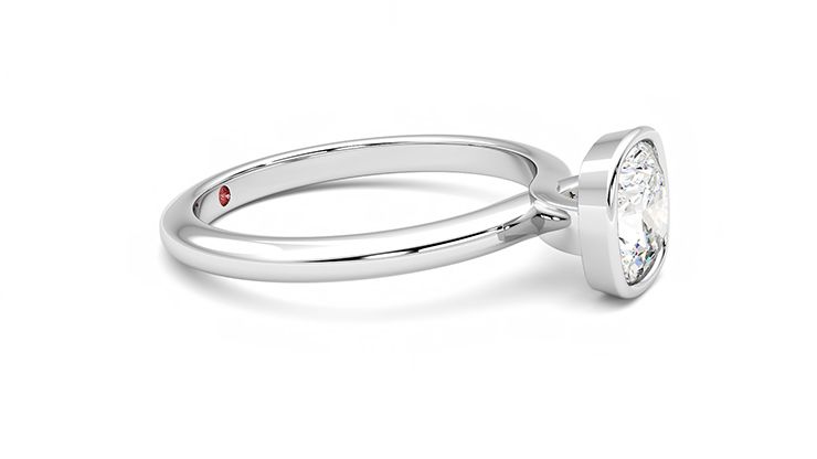 Taylor & Hart Purity Cushion Engagement Ring 360 degree image 8
