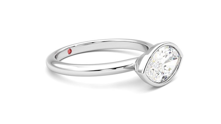 Taylor & Hart Purity Marquise Engagement Ring 360 degree image 7