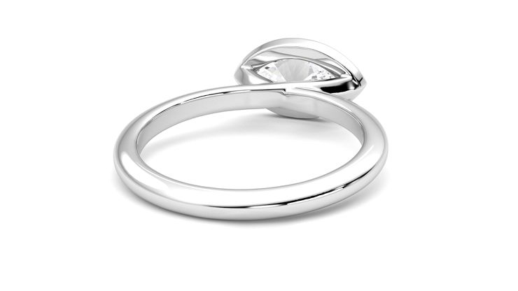 Taylor & Hart Purity Marquise Engagement Ring 360 degree image 14