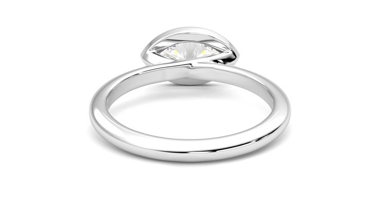 Taylor & Hart Purity Marquise Engagement Ring 360 degree image 15