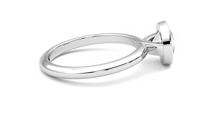 Taylor & Hart Purity Round Engagement Ring 360 degree image 10