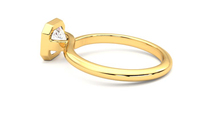 Taylor & Hart Purity Asscher Engagement Ring 360 degree image 19