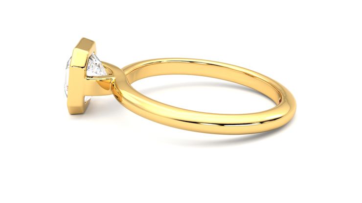 Taylor & Hart Purity Asscher Engagement Ring 360 degree image 20