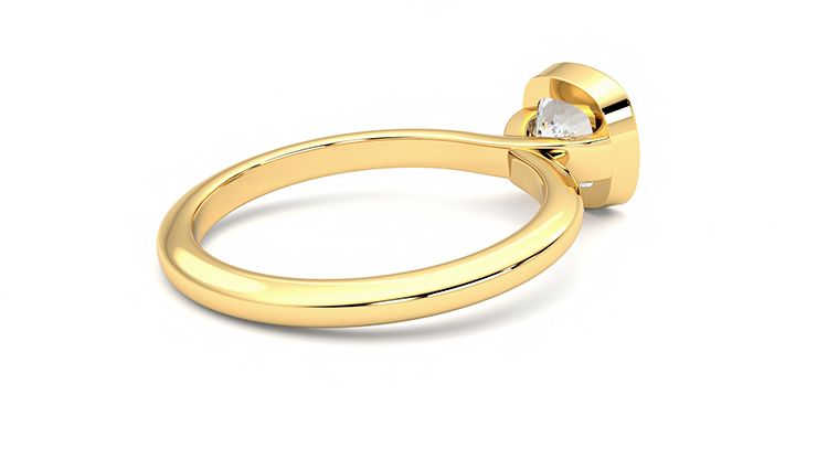 Taylor & Hart Purity Cushion Engagement Ring 360 degree image 12