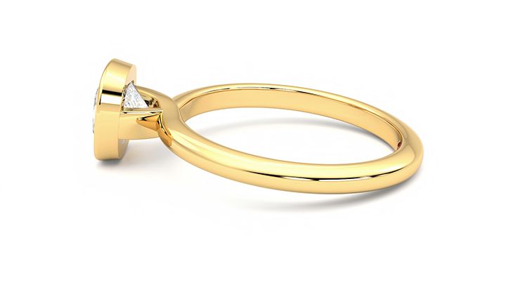 Taylor & Hart Purity Cushion Engagement Ring 360 degree image 20