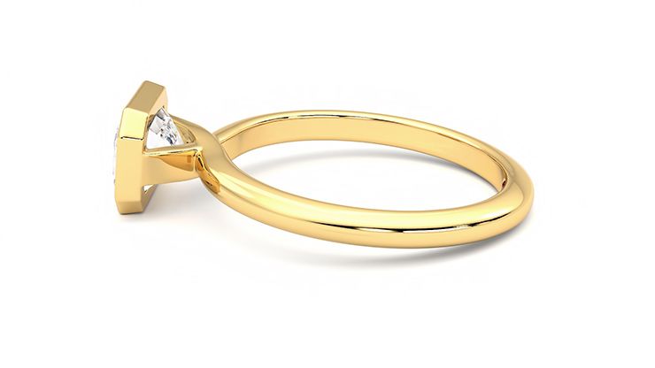 Taylor & Hart Purity Emerald Engagement Ring 360 degree image 20