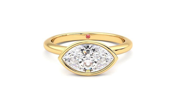 Taylor & Hart Purity Marquise Engagement Ring 360 degree image 0