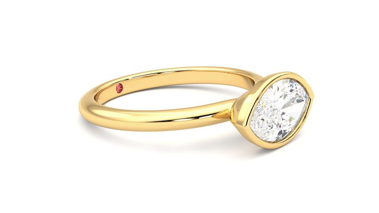 Taylor & Hart Purity Marquise Engagement Ring 360 degree image 7