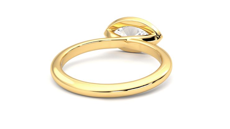 Taylor & Hart Purity Marquise Engagement Ring 360 degree image 14