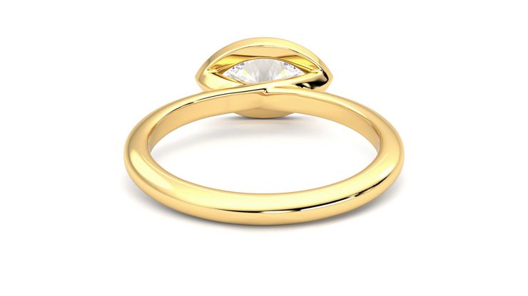 Taylor & Hart Purity Marquise Engagement Ring 360 degree image 15