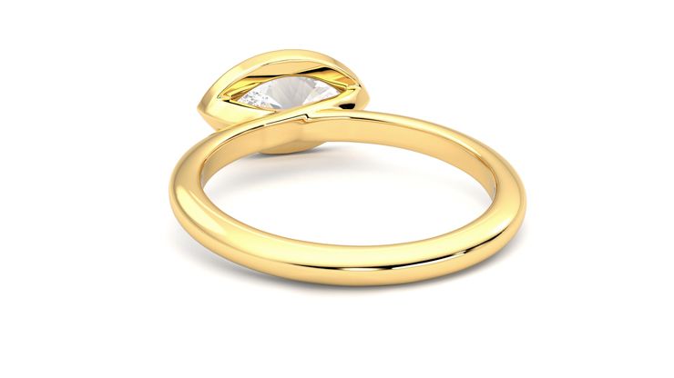 Taylor & Hart Purity Marquise Engagement Ring 360 degree image 16