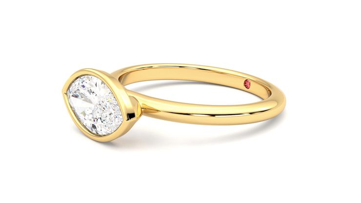 Taylor & Hart Purity Marquise Engagement Ring 360 degree image 23