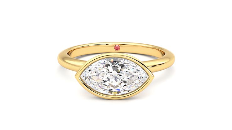 Taylor & Hart Purity Marquise Engagement Ring 360 degree image 29