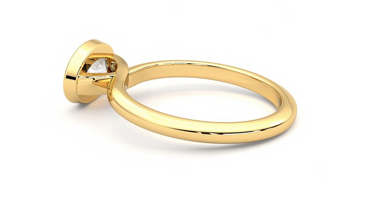 Taylor & Hart Purity Oval Engagement Ring 360 degree image 19