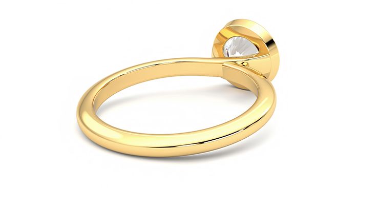 Taylor & Hart Purity Round Engagement Ring 360 degree image 13