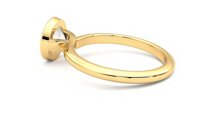 Taylor & Hart Purity Round Engagement Ring 360 degree image 19