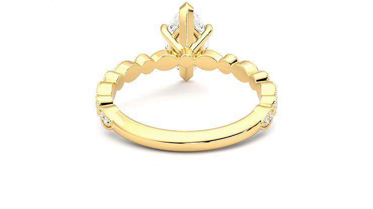 Taylor & Hart Selene Marquise Engagement Ring 360 degree image 14