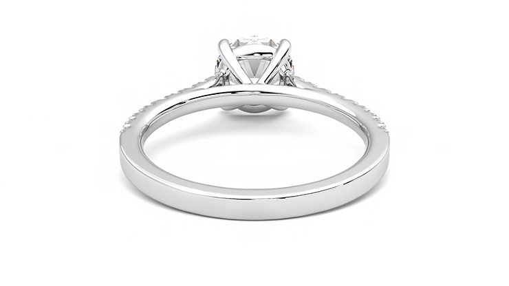 Taylor & Hart Serendipity Round Engagement Ring 360 degree image 15