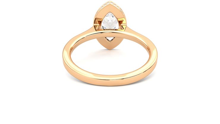 Taylor & Hart Sirius Marquise Engagement Ring 360 degree image 15