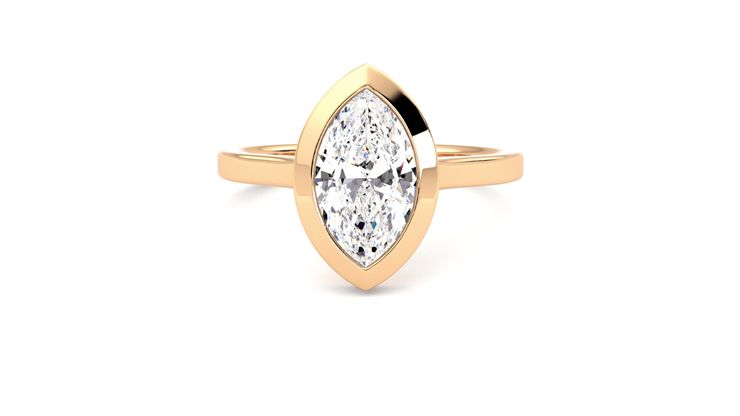 Taylor & Hart Sirius Marquise Engagement Ring 360 degree image 29