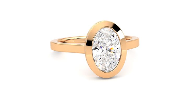 Taylor & Hart Sirius Oval Engagement Ring 360 degree image 3