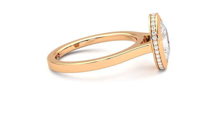 Taylor & Hart Sirius Oval Engagement Ring 360 degree image 9
