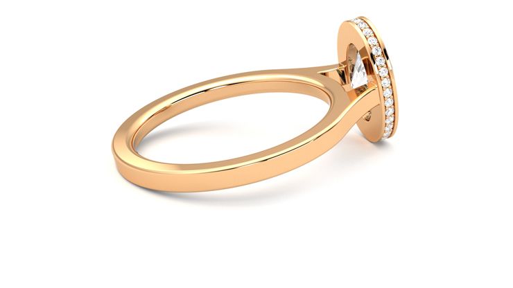 Taylor & Hart Sirius Oval Engagement Ring 360 degree image 11