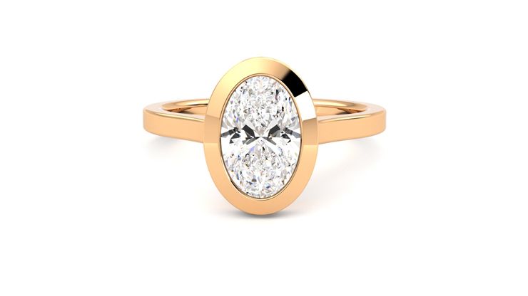 Taylor & Hart Sirius Oval Engagement Ring 360 degree image 29