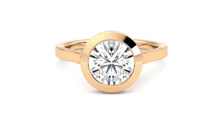 Taylor & Hart Sirius Round Engagement Ring 360 detail 01